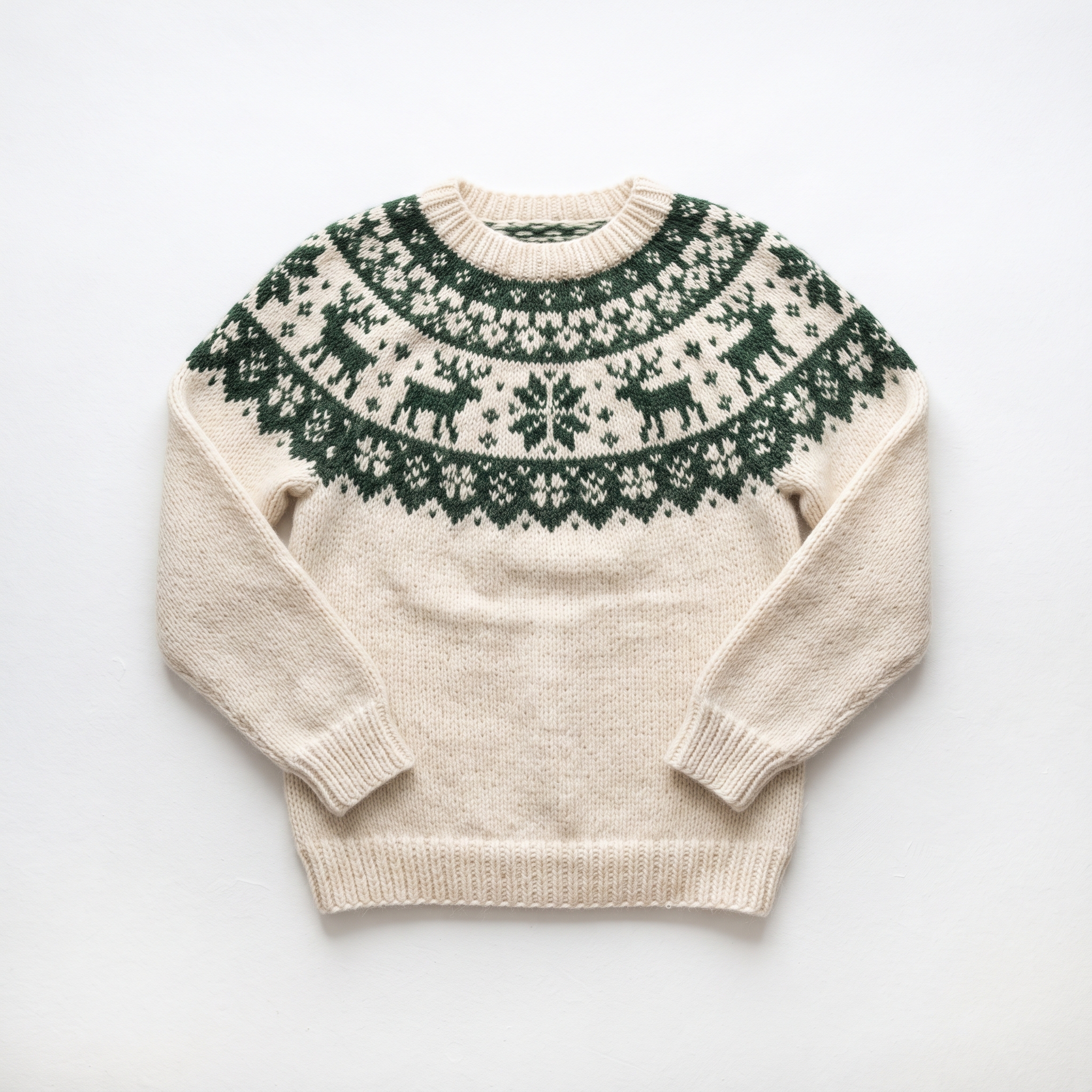 AI-designed knitted sweater